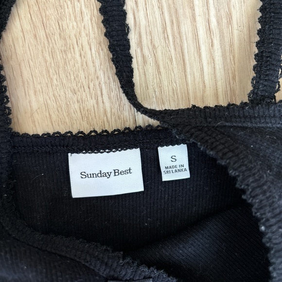 Sunday Best Black Tank Top - Picture 2 of 5